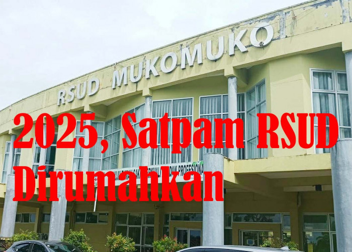 Mulai Awal 2025 ini Sebagian Besar Satpam RSUD Mukomuko Dirumahkan, Ini Alasannya