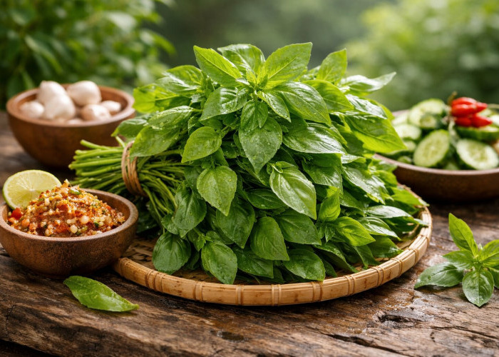 Daun Kemangi: Lalapan Sederhana yang Ternyata Kaya Antioksidan dan Baik untuk Pencernaan