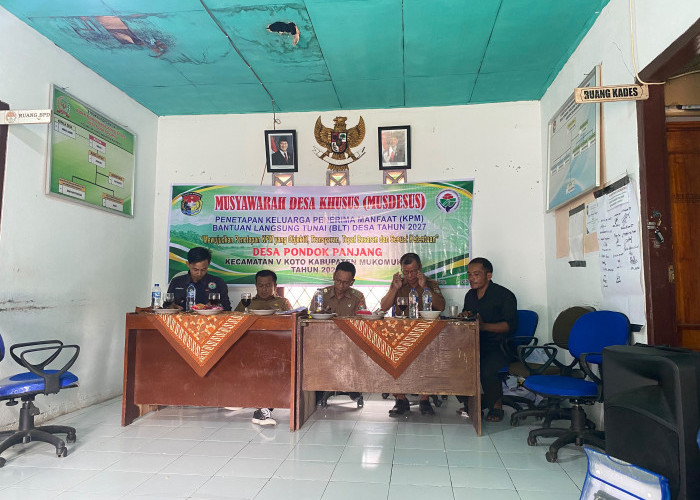 Pemdes Pondok Panjang Gelar Musdessus Penetapan Calon KPM BLT-DD Tahun 2027