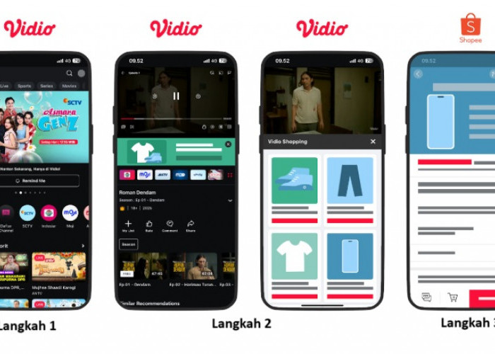 Inovasi Content Commerce Hadir lewat Vidio Shopping, Hasil Kolaborasi Shopee &Vidio