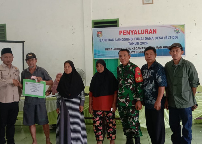 Pemdes Agung Jaya Kembali Salurkan BLT-DD Tahap Tiga 