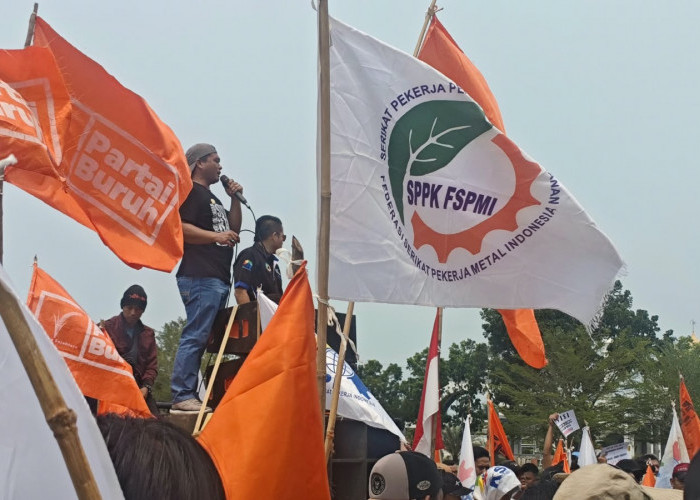Gelar Aksi Demo, Buruh Mukomuko Tuding Pejabat Tidak Berkutik Di Hadapan Perusahan