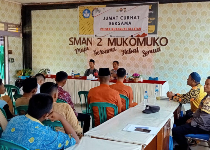 Jumat Curhat Polsek MMS Masuk Sekolah