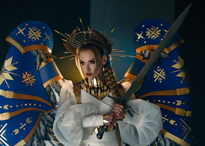 Baju Perang Miss Universe Ukraina Bak Pejuang Melawan Rusia 
