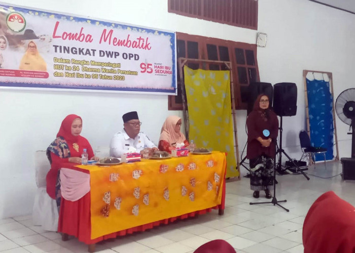 Mukomuko Bingkai HUT ke 24 DWP dengan Lomba Membatik, Sekaligus Perayaan Hari Ibu Sedunia 2023 