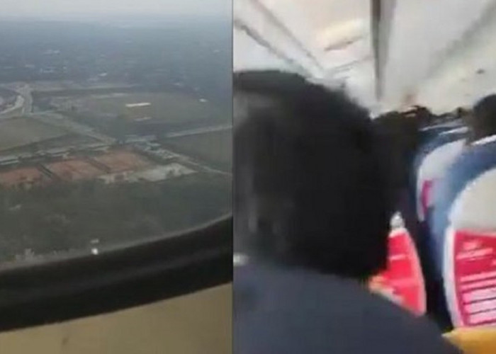 Viral! Video Live Penumpang Pesawat Sebelum Pesawat Jatuh 