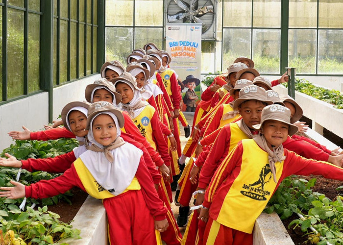 Hari Anak Nasional, BRI Peduli Gelar Kegiatan Agroedukasi bagi Siswa/i SD