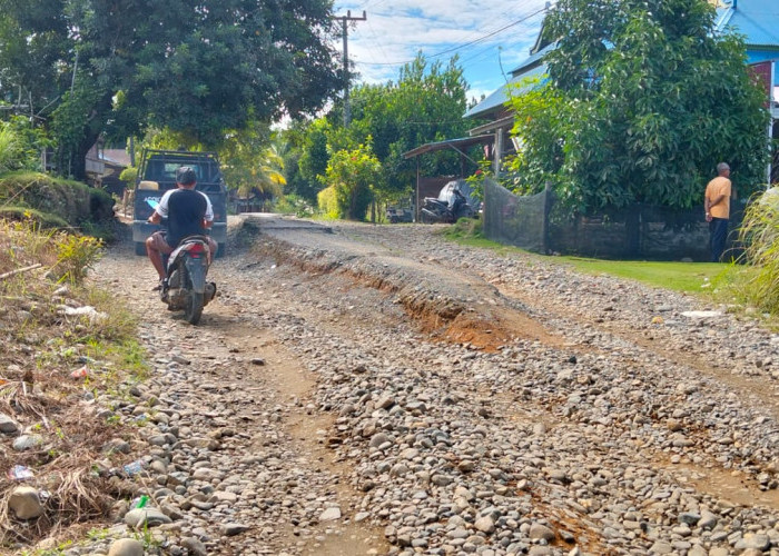 Dizaman Huda-Rahmadi Jembatan dan Jalan Talang Buai Makin Hancur