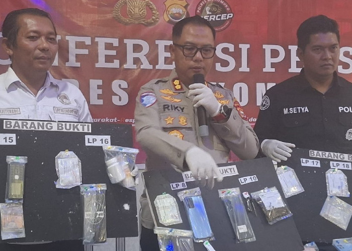 Kinerja 100 Hari Kapolres Mukomuko, Bongkar Pelaku Tindak Pidana Narkotika di 9 TKP 