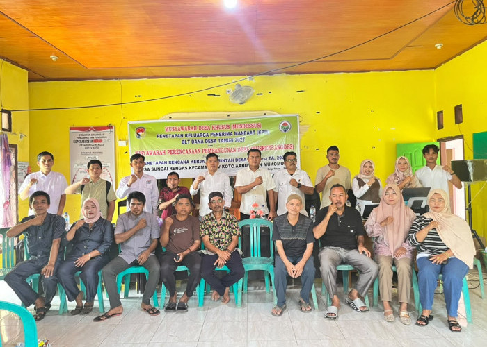 Pemdes Sungai Rengas Gelar Musdessus Penetapan KPM BLT-DD dan Musrenbangdes Untuk Tahun 2027