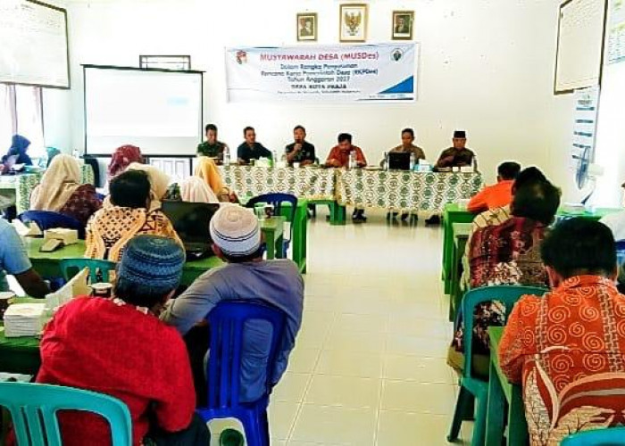 Pemdes Kota Praja Mulai Gerak Susun RKPDes 2027