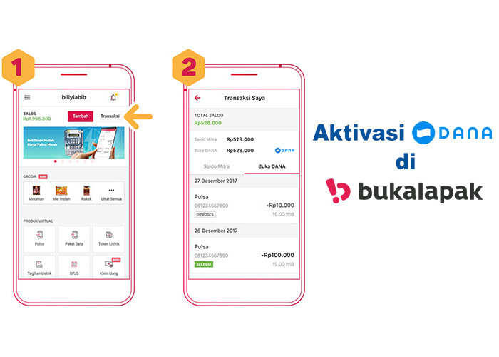 Cara Aktivasi DANA di Aplikasi Bukalapak, Mudah dan Praktis Banget Cuma Beberapa Menit