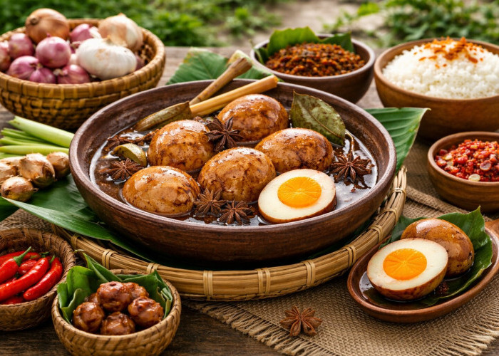 Jejak Rasa dalam Rebusan telur merah khas Palembang yang Kaya Makna