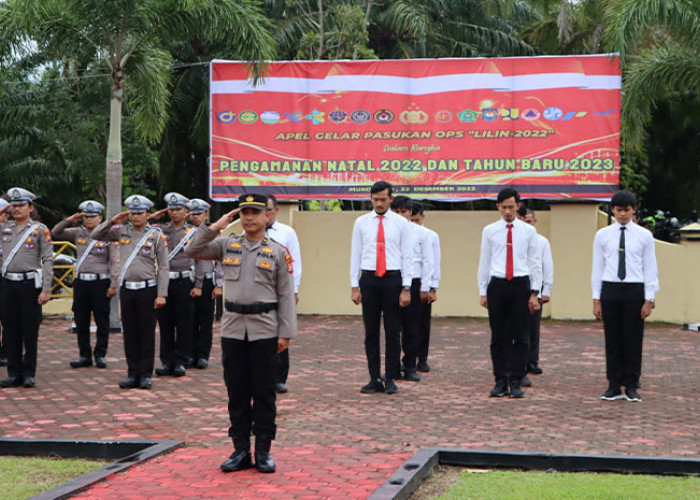 Kapolres Pimpin Apel Persiapan Pengamanan Nataru 