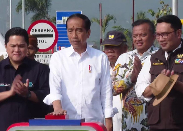 Erick Thohir Dampingi Presiden Resmikan Ruas Cigombong Cibadak Tol Ciawi – Sukabumi