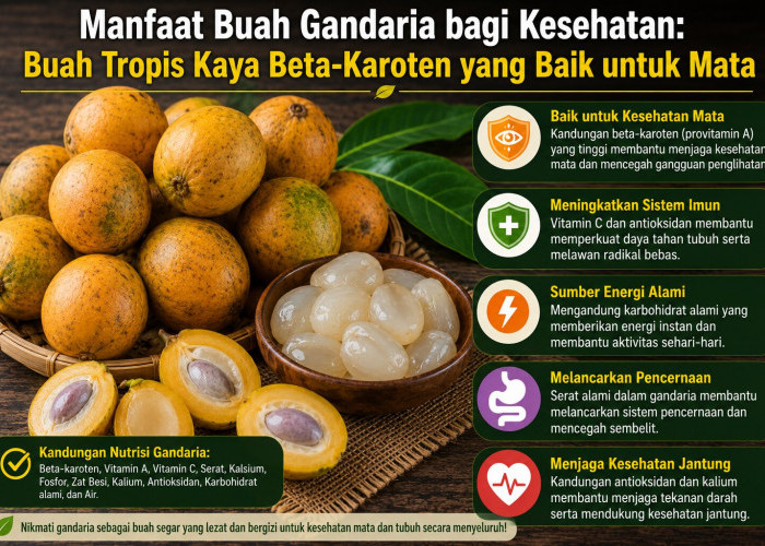 Manfaat Buah Gandaria bagi Kesehatan: Buah Tropis Kaya Beta-Karoten yang Baik untuk Mata