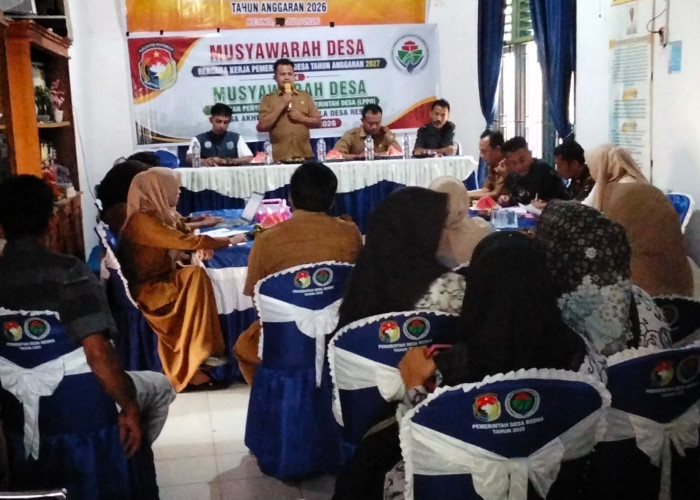 Gelar APBDes-P, Pemdes Resno Akan Rehab Gedung Posyandu