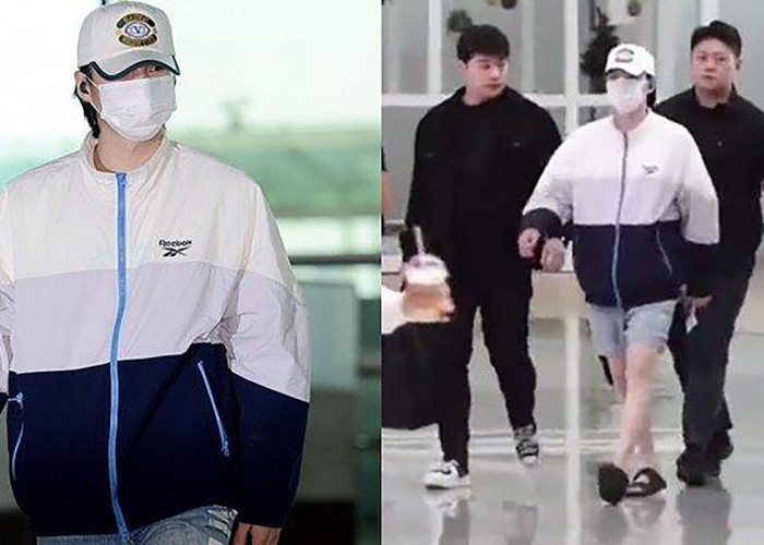 Suga BTS Terbang ke Jakarta untuk Konser, Penampilannya Menjadi Sorotan dengan Celana Pendek