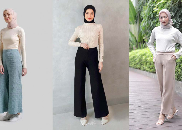 3 Jenis Atasan yang Cocok Dengan Celana Kulot, Bikin Gaya Makin Stylish dan Casual