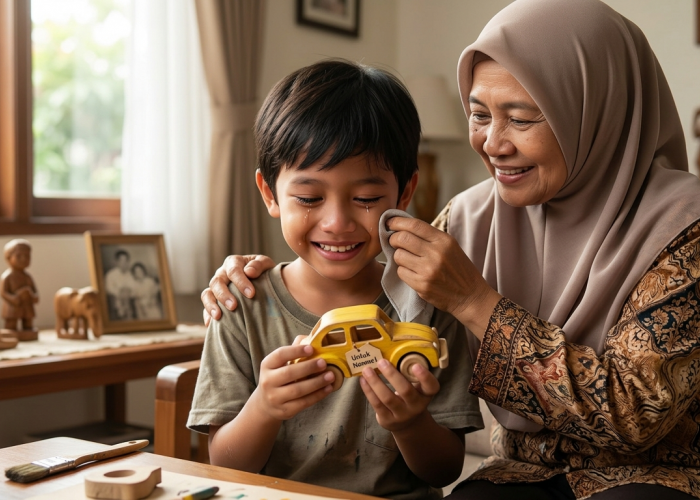 Cerita Mengharukan: Hal Kecil yang Membuat Seorang Anak Menangis Bahagia