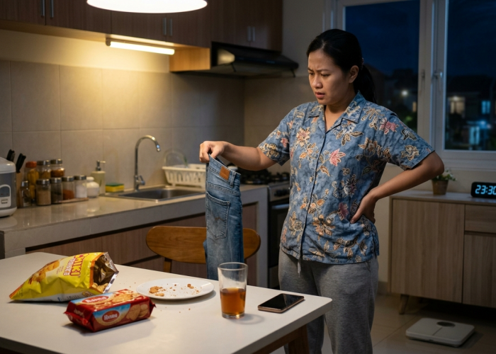 Waspada! Ini 7 Kebiasaan Malam Hari yang Diam-Diam Bikin Berat Badan Naik