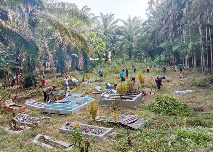 Sambut Bulan Puasa Pemdes dan Warga Lusan II, Goro di Dua Lokasi Ini!