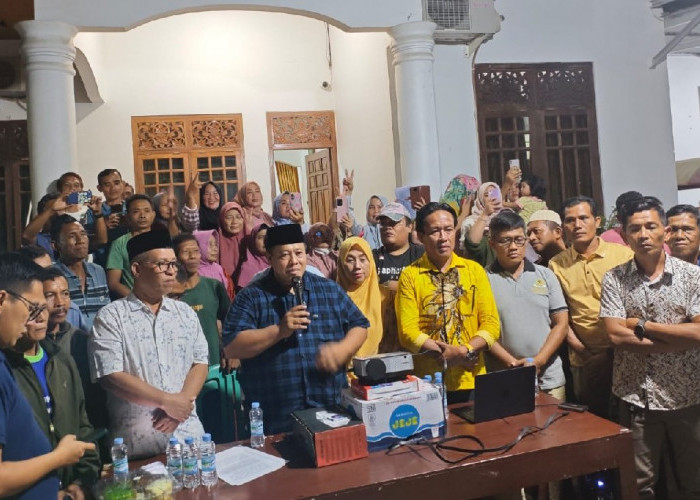 Choirul Huda - Rahmadi Umumkan Kemenangan Untuk Bupati Mukomuko