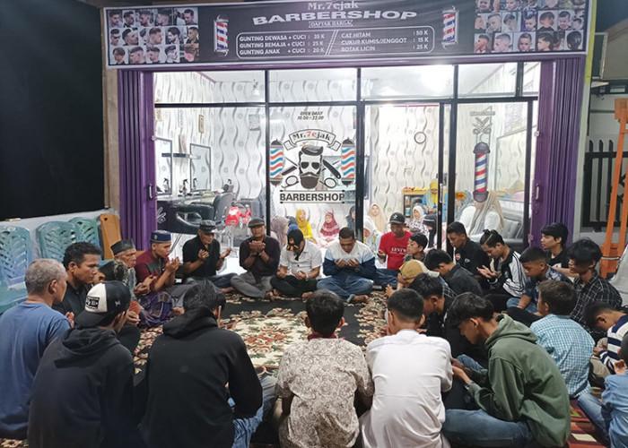 Grand Opening Mr. 7ejak Barbershop, Santuni Yatim Piatu