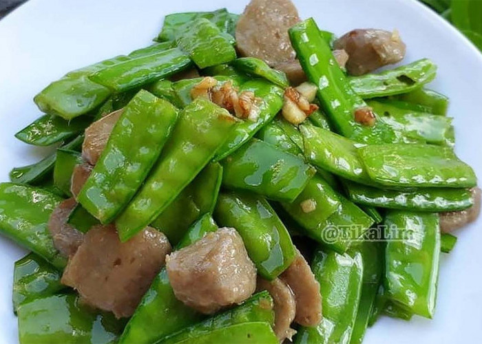 Cocok untuk Anak Kos, Resep Kapri Cah Bakso Ini Lezat dan Sederhana