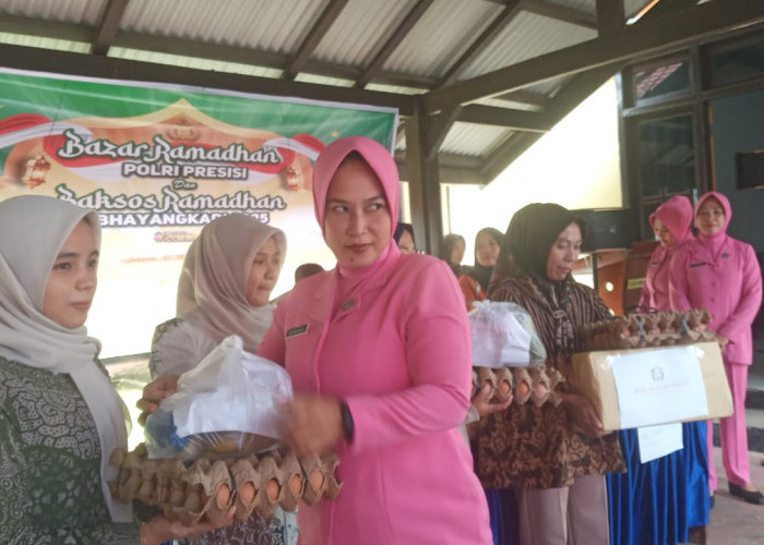 Bazar Ramadhan Polri Presisi Polres Mukomuko dengan Menyediakan 5 Sembako Murah