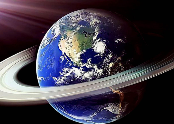Beginilah Bentuk Keadaan Di Bumi Jika Bumi Punya Cincin Seperti Saturnus