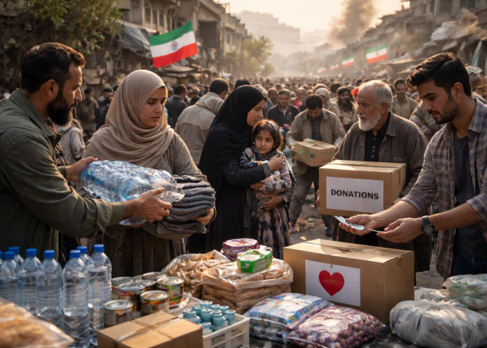Di Tengah Perang, Warga Iran Bersatu: Gelombang Donasi dan Solidaritas Menguat