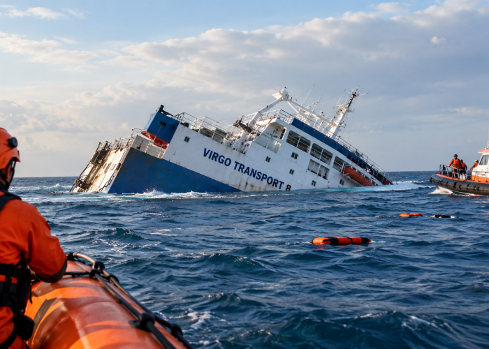 Kapal Virgo Transport 8 Tenggelam di Laut Jawa, 140 Orang Masih Dalam Pencarian