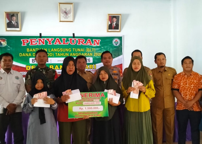 Penyaluran Pertama, KPM BLT-DD Banjarsari Langsung Terpangkas