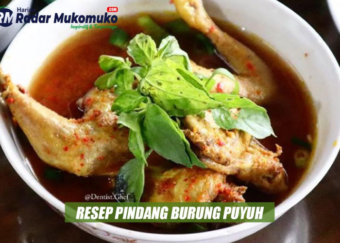 Punya Banyak Manfaat, Begini Cara Mengolah Daging Burung Puyuh Menjadi Pindang yang Lezat