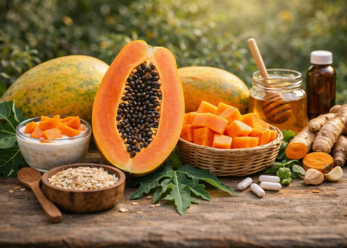 Manfaat buah pepaya bagi Kesehatan: Lancarkan Pencernaan hingga Jaga Imunitas