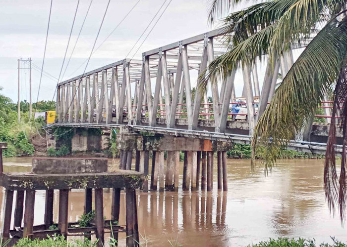 Potret Jembatan Beton Jalan Nasional Mukomuko, Begini Kondisinya