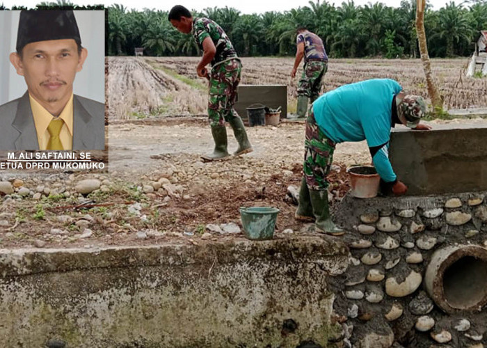 Apresiasi Karya Bakti TNI, Ketua DPRD Mukomuko: Dukung Daerah Wujudkan Pembangunan