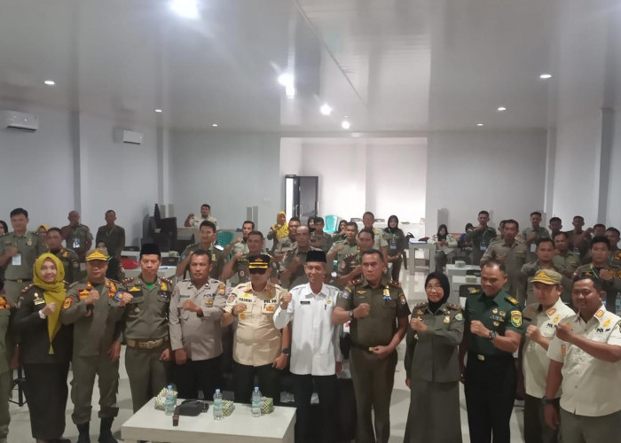 Dinas Satpol PP Mukomuko Asah Kemampuan dan Kualitas Anggota Melalui Kegiatan Pelatihan 