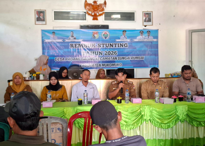 Sepakat, TA 2027 Pencegahan Stunting Menjadi Prioritas Desa Padang Gading 