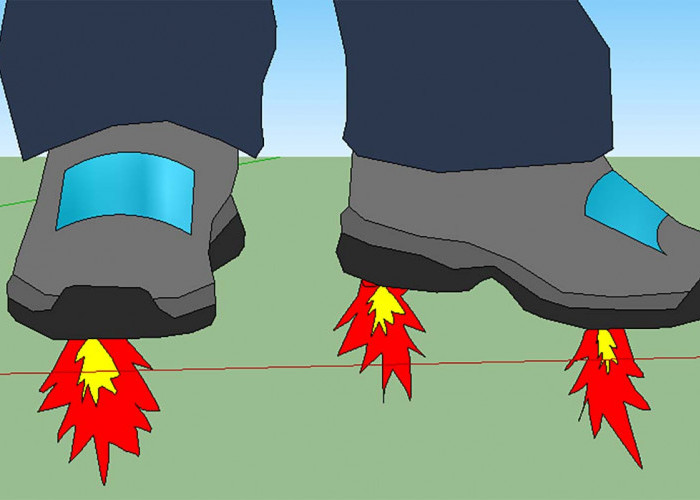 Awalnya  Fiksi,  Kini Jadi Kenyataan: Sepatu Roket  Bisa Terbang 