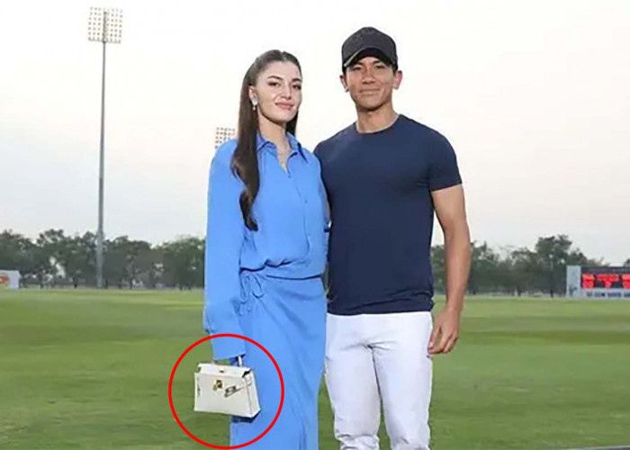 Anisha Rosnah Tenteng Tas Hermes Saat Dukung Pangeran Mateen di Pertandingan Polo Lawan Thailand Ini Harganya