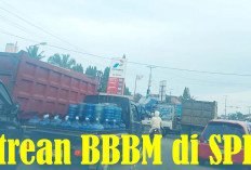 Antrean Motor Hingga Mobil Besar di SPBU Mukomuko Masih Panjang, Ternyata Ini Penyebabnya