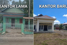 Kantor Desa Arah Tiga Pindah ke Gedung Baru di Dusun I Gang BRDP