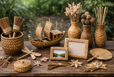 Ternyata Lidi Sawit Tak Sekadar Sapu, Disulap Jadi Kerajinan Bernilai Tinggi yang Tembus Pasar Nasional