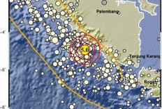 Gempa Kembali Guncang Wilayah Provinsi Bengkulu