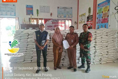 Ribuan KPM di Kecamatan Lubuk Pinang Dapat Bantuan Beras