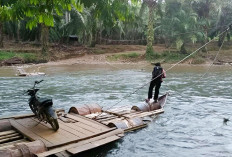 Perakitan Rangka Jembatan Lubuk Silandak Dimulai Setelah Idul Fitri