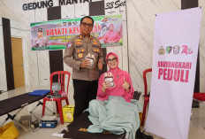 Polres Mukomuko Sumbang 32 Kantong Darah untuk Masyarakat melalui Bakti Kesehatan HUT Bhayangkara ke-80