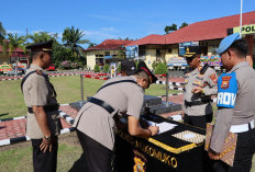 Pergantian Kapolsek Warnai Sertijab di Polres Mukomuko
